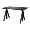 Tablette de bureau en bois mdf noir 120x78cm Works - String furniture