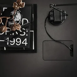 Tablette de bureau en bois mdf noir 120x78cm Works - String furniture