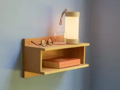 Tablette en bois 40x16xh22cm Misty - Hübsch