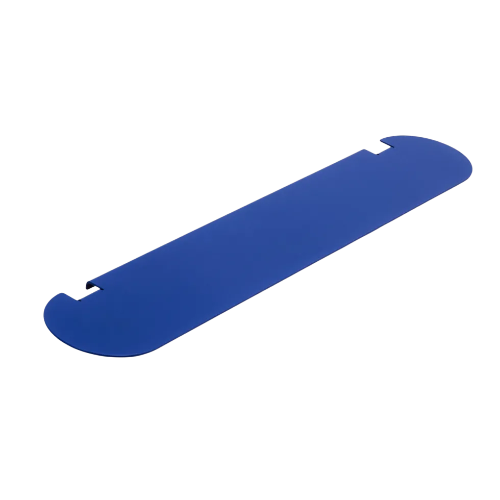 Tablette pour support tv en métal bleu marine 99x18cm Pipe - Pedestal