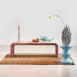 Tabouret bleu laqué Zig Zag - Pols Potten