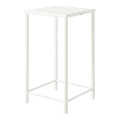 Tabouret de bar carré en acier tressé blanc pur 75cm T37 - Tolix