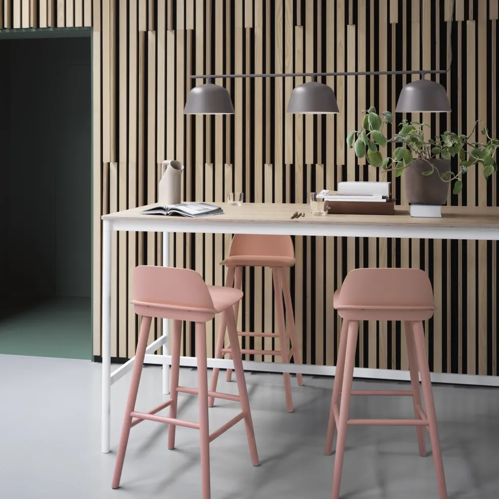 Tabouret de bar 75 cm gris Nerd - Muuto