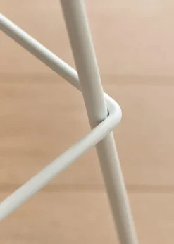 Tabouret de bar en acier blanc 30x70cm Barni - Metallbude