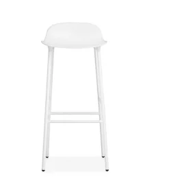Tabouret de bar en acier et pp blanc 75 cm Form - Normann Copenhagen