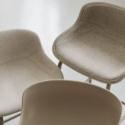 Tabouret de bar en acier et pp blanc 65 cm Hyg - Normann Copenhagen