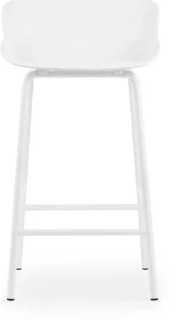 Tabouret de bar en acier et pp blanc 65 cm Hyg - Normann Copenhagen