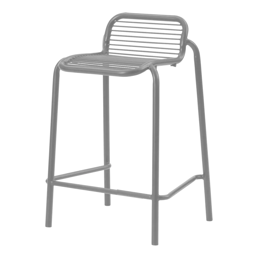 Tabouret de bar en acier gris 65cm Vig Robinia - Normann Copenhagen