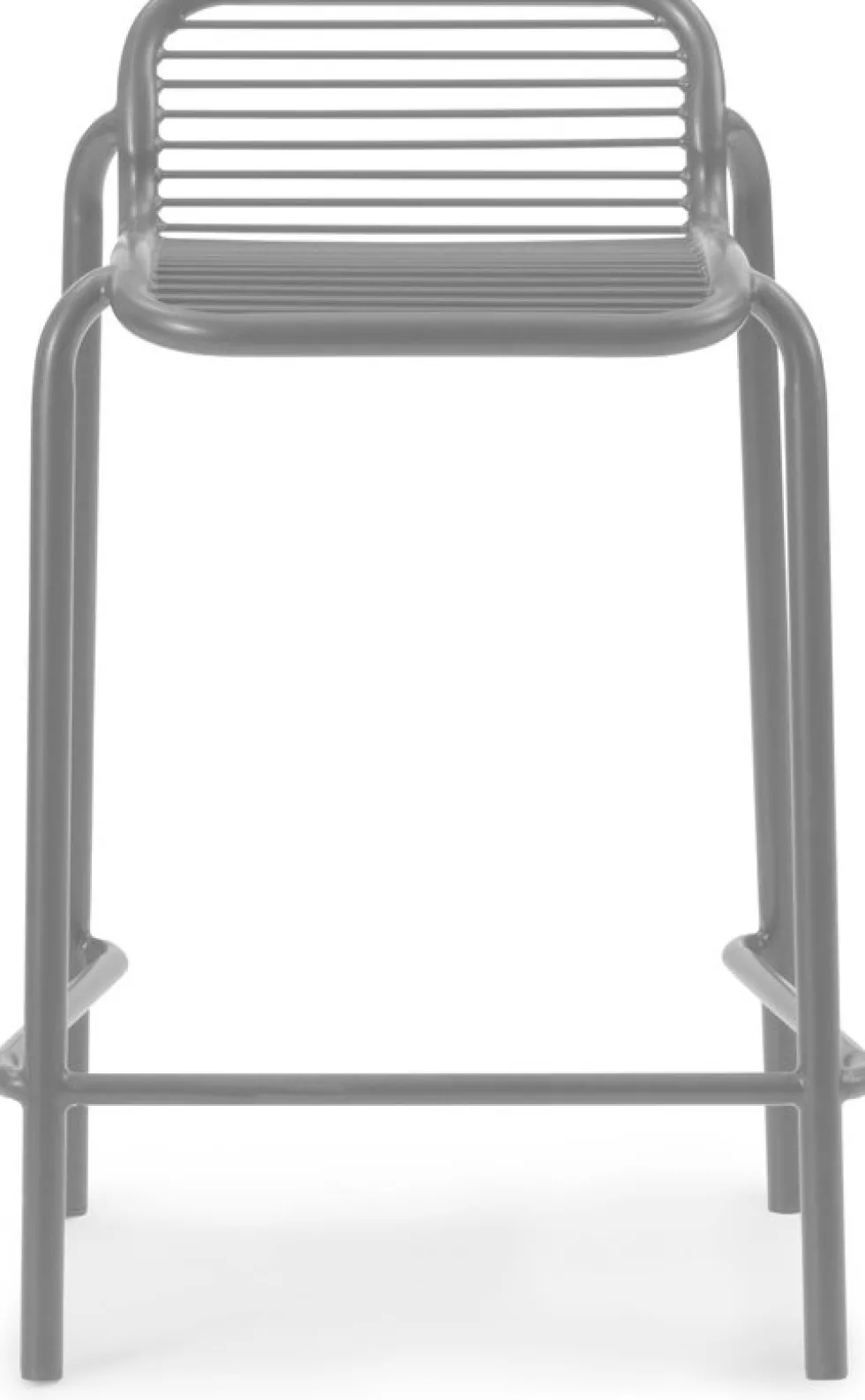 Tabouret de bar en acier gris 65cm Vig Robinia - Normann Copenhagen