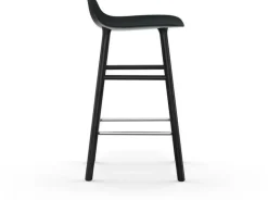 Tabouret de bar en bois noir et pp noir 65 cm Form - Normann Copenhagen