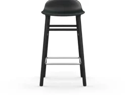 Tabouret de bar en bois noir et pp noir 65 cm Form - Normann Copenhagen