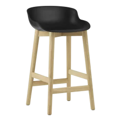 Tabouret de bar en chêne laqué et pp noir 65 cm Hyg - Normann Copenhagen