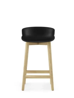 Tabouret de bar en chêne laqué et pp noir 65 cm Hyg - Normann Copenhagen