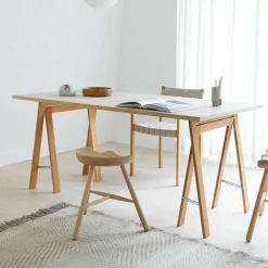 Tabouret de bar en chêne naturel 68 cm Shoemaker - Form & Refine