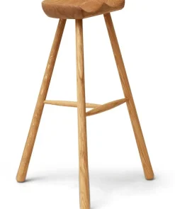Tabouret de bar en chêne naturel 68 cm Shoemaker - Form & Refine