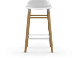 Tabouret de bar en chêne naturel et pp blanc 65 cm Form - Normann Copenhagen