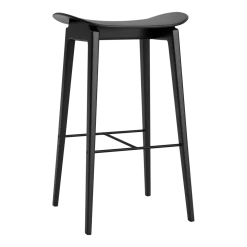 Tabouret de bar en chêne noir 65 cm NY11 - NORR11
