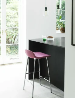 Tabouret de bar en chrome et pp blanc 75 cm Form - Normann Copenhagen