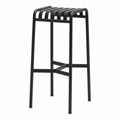 Tabouret de bar en métal anthracite Palissade - HAY