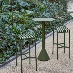 Tabouret de bar en métal gris Palissade - HAY