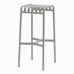 Tabouret de bar en métal gris Palissade - HAY