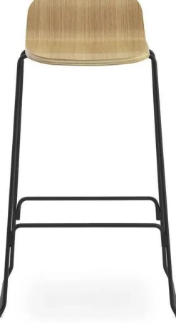 Tabouret de bar Just avec dossier 75 cm - Normann Copenhagen