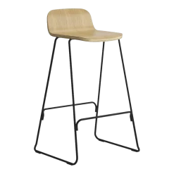 Tabouret de bar Just avec dossier 75 cm - Normann Copenhagen