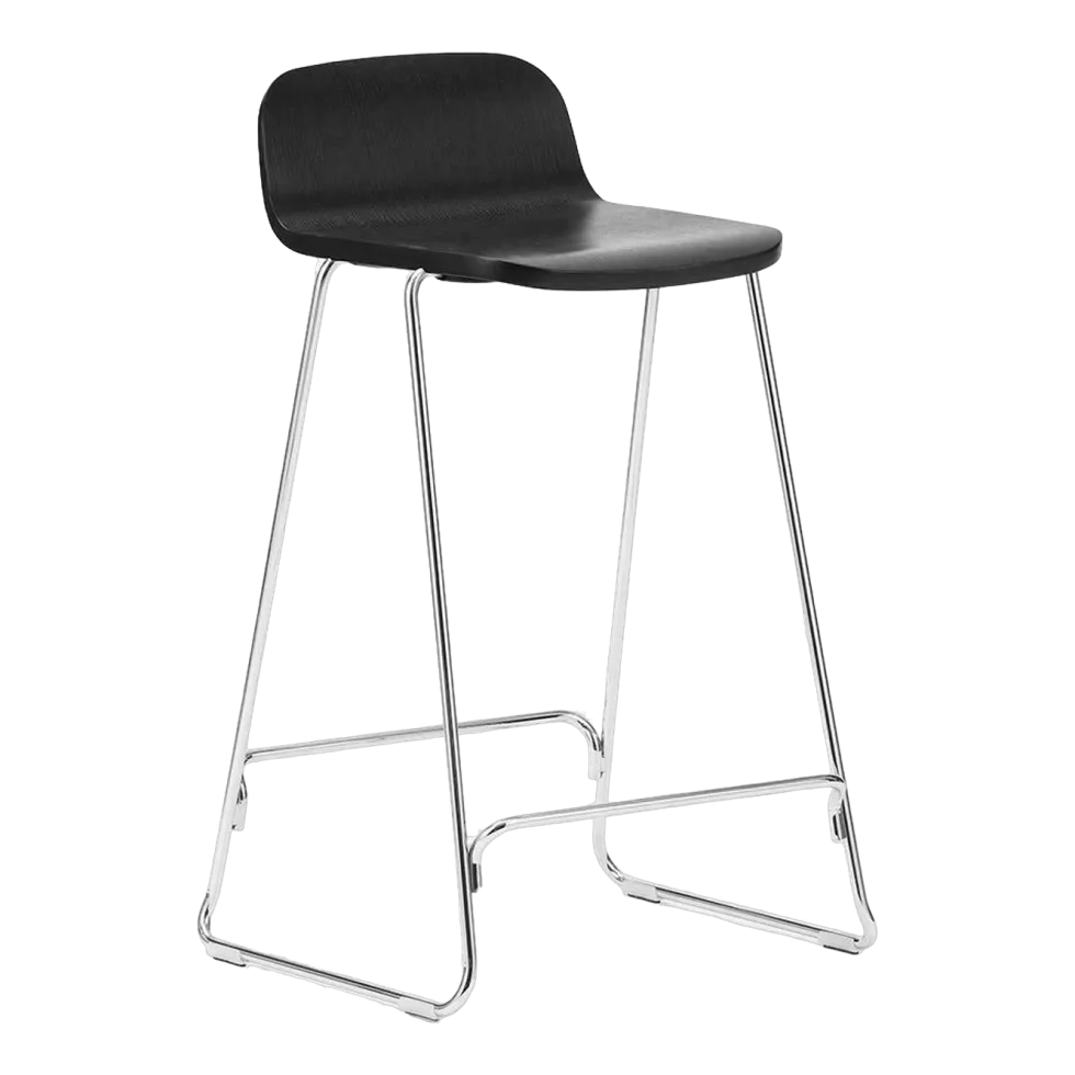 Tabouret de bar Just avec dossier 65 cm - Normann Copenhagen