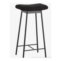 Tabouret de bar noir Zala - Nordal