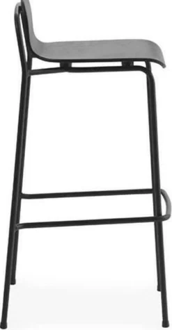Tabouret de bar Studio 75 Cm Acier Noir - Normann Copenhagen