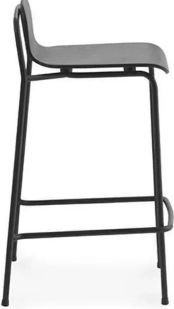 Tabouret de bar Studio 65 Cm Acier Noir - Normann Copenhagen