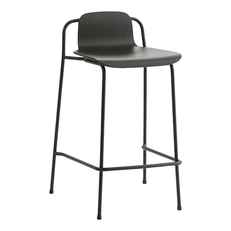 Tabouret de bar Studio 65 Cm Acier Noir - Normann Copenhagen