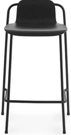 Tabouret de bar Studio 65 Cm Acier Noir - Normann Copenhagen