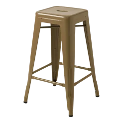Tabouret en acier brun vert 65cm - Tolix