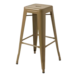 Tabouret en acier brun vert 75cm - Tolix