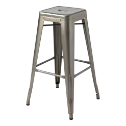 Tabouret en acier brut vernis 75cm - Tolix