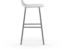 Tabouret en chrome et pp blanc 65 cm Form - Normann Copenhagen