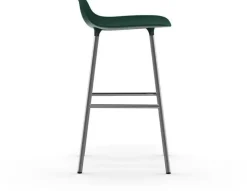 Tabouret en chrome et pp vert 65 cm Form - Normann Copenhagen