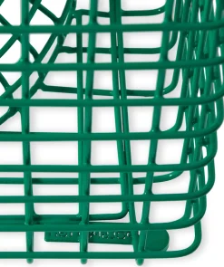 Tabouret en métal vert Zig zag - Pols potten