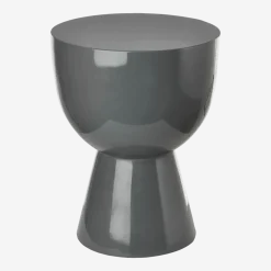 Tabouret gris laqué Tip Tap - Pols Potten