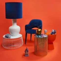Tabouret orange laqué Tip Tap - Pols Potten