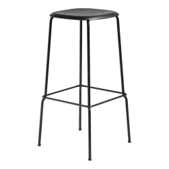 Tabouret polypropylène et acier noir 75 cm Soft Edge 85 - Hay