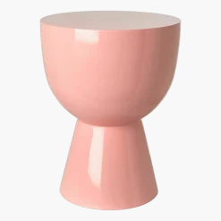 Tabouret rose laqué Tip Tap - Pols Potten