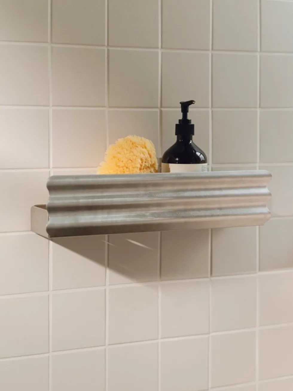 Étagère de douche en acier inoxydable 40x9,7x8,6cm Olbi - noo.ma