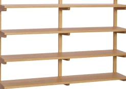 Étagère murale en bois de chêne 120x24x80cm Unit - Hübsch