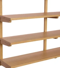 Étagère murale en bois de chêne 120x24x80cm Unit - Hübsch