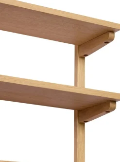 Étagère murale en bois de chêne 120x24x80cm Unit - Hübsch
