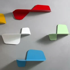 Étagère murale rouge 60 cm Flap - Meme Design