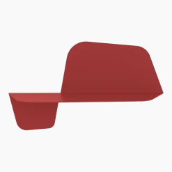 Étagère murale rouge 60 cm Flap - Meme Design