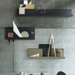 Étagère orange en métal 51 cm Folded - Muuto